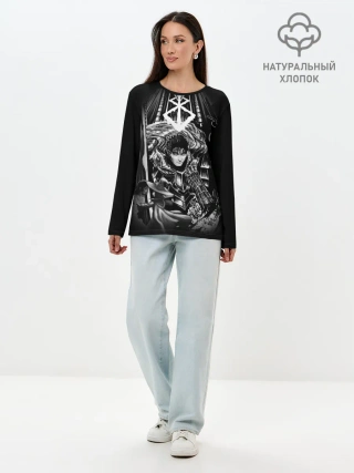 Лонгслив женский. Хлопок / Берсерк персы