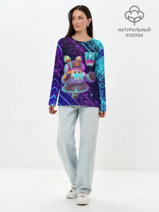 Лонгслив женский. Хлопок / Fall Guys | Season 4