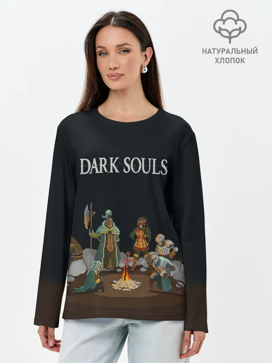 Лонгслив женский. Хлопок / Bonefire