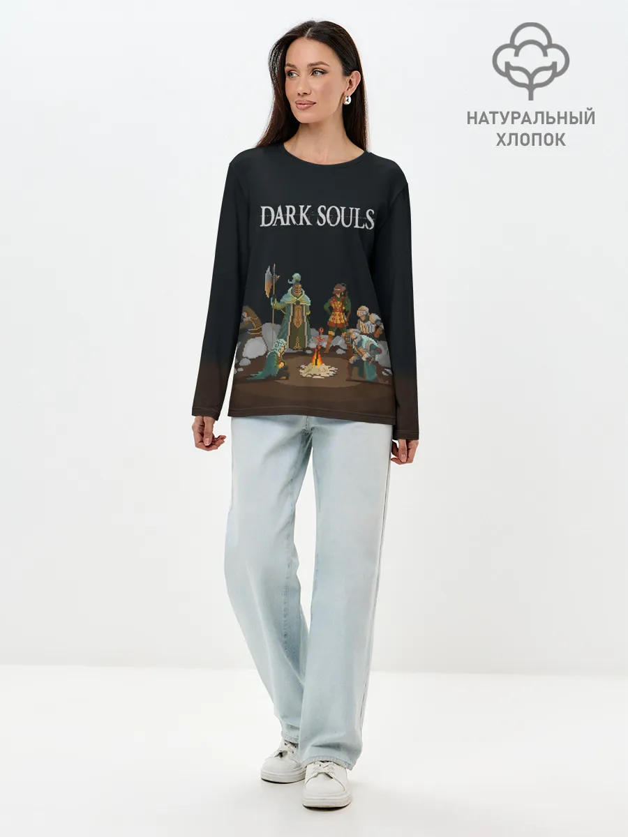 Лонгслив женский. Хлопок / Bonefire