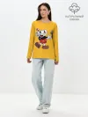 Лонгслив женский. Хлопок / CUPHEAD | КАПХЕД