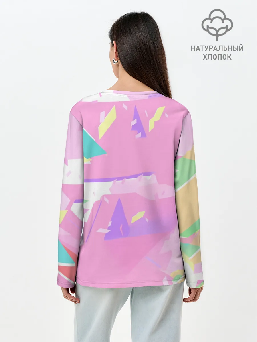 Лонгслив женский. Хлопок / Kirino Kousaka