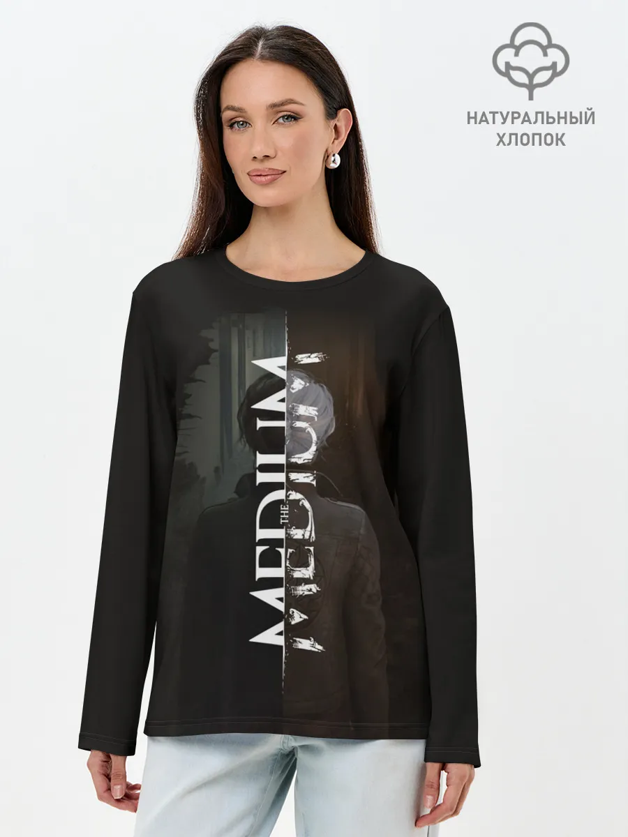 Лонгслив женский. Хлопок / Medium