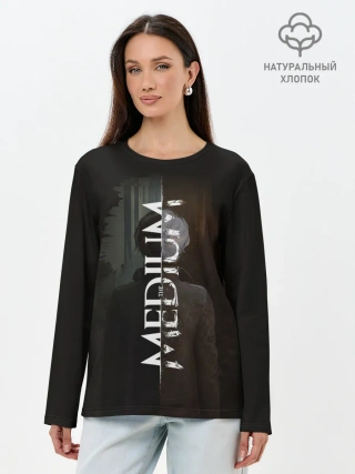 Лонгслив женский. Хлопок / Medium