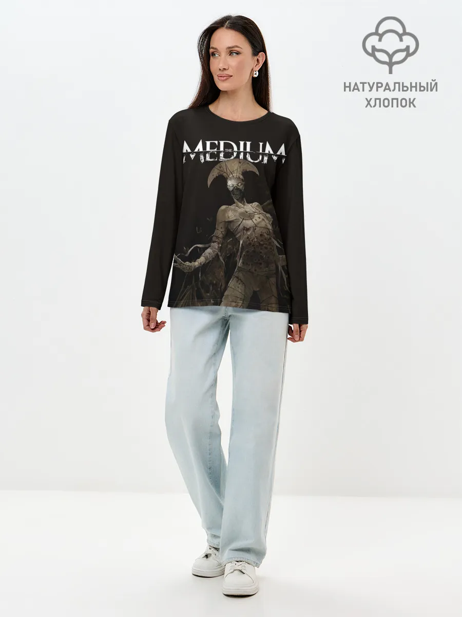 Лонгслив женский. Хлопок / The Medium Villain