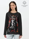 Лонгслив женский. Хлопок / Хеллсинг. Алукард