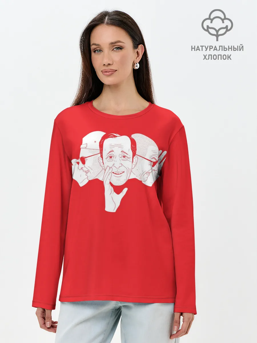 Лонгслив женский. Хлопок / КРОВОСТОК