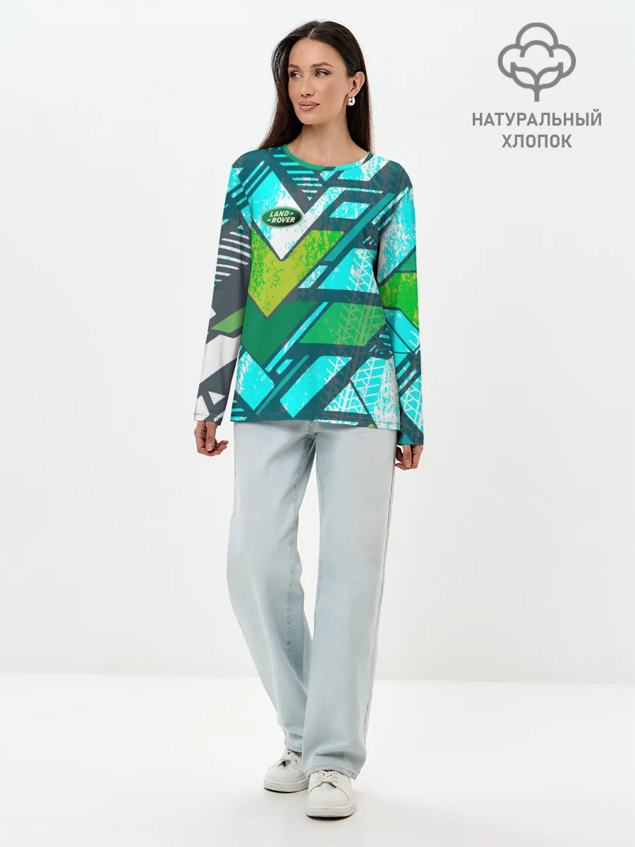 Лонгслив женский. Хлопок / Range Rover