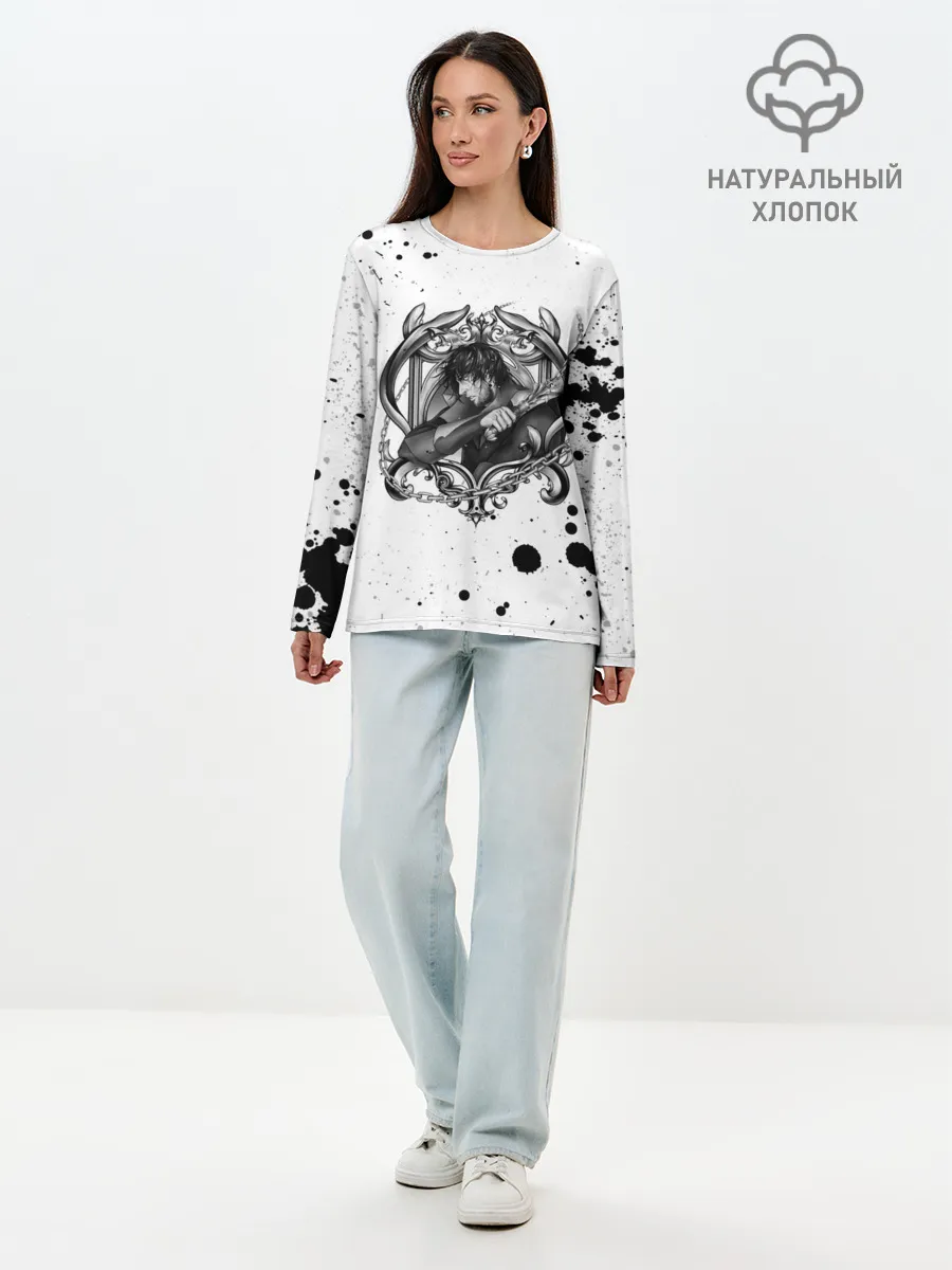 Лонгслив женский. Хлопок / Castlevania | Trevor Belmont