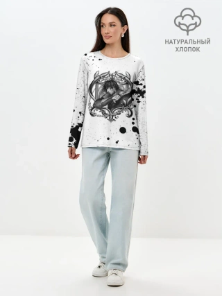 Лонгслив женский. Хлопок / Castlevania | Trevor Belmont