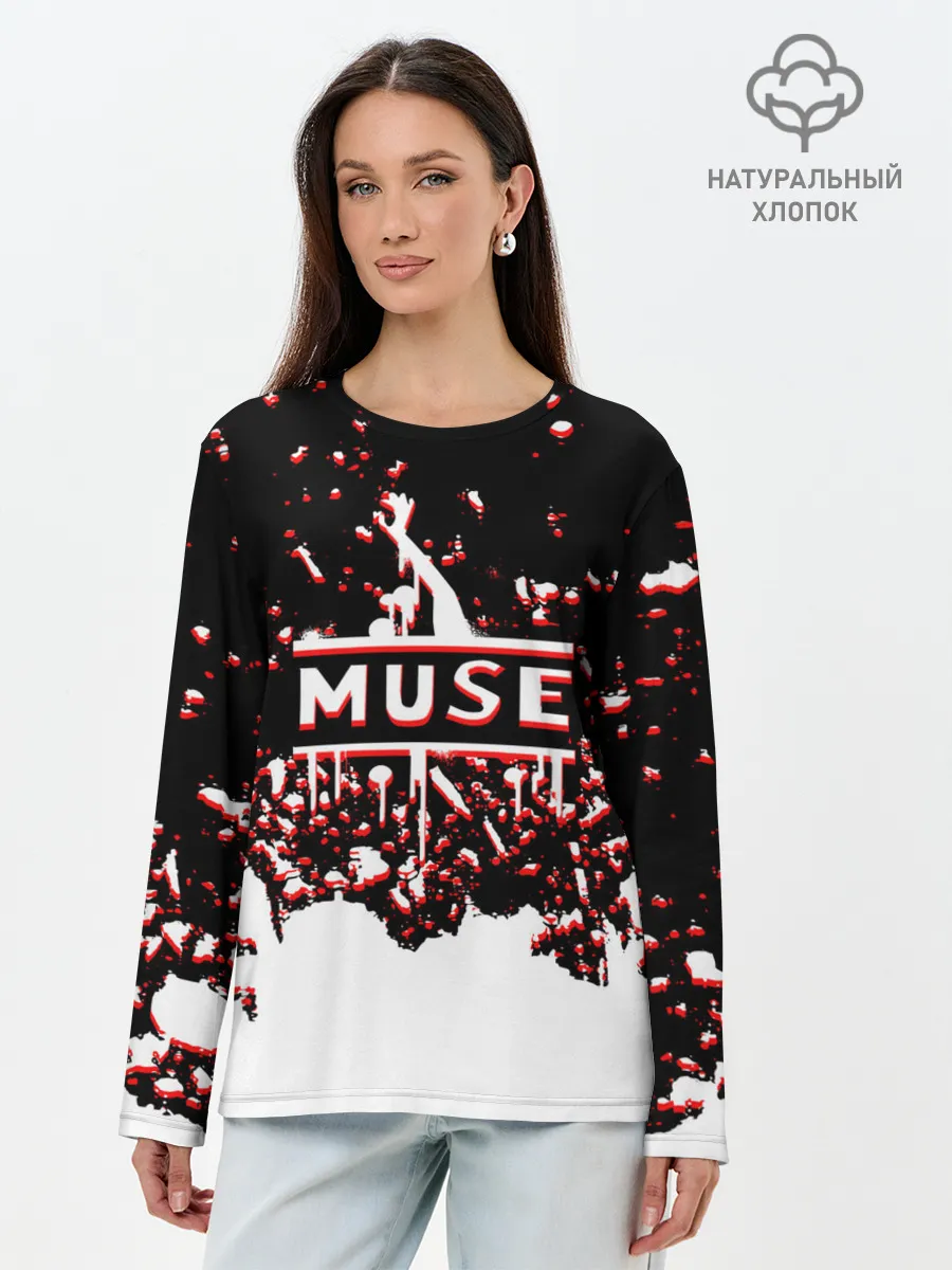 Лонгслив женский. Хлопок / muse.