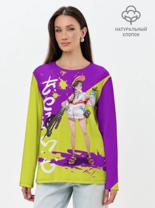 Лонгслив женский. Хлопок / Приоритет чудо-яйца