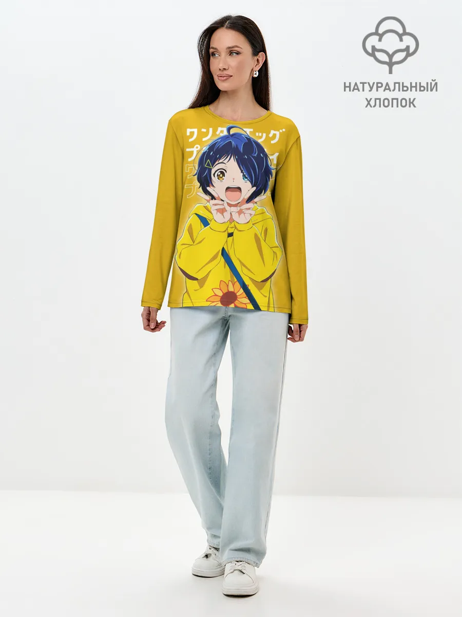 Лонгслив женский. Хлопок / ohto ai