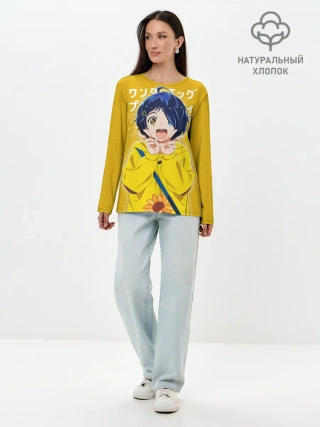 Лонгслив женский. Хлопок / ohto ai