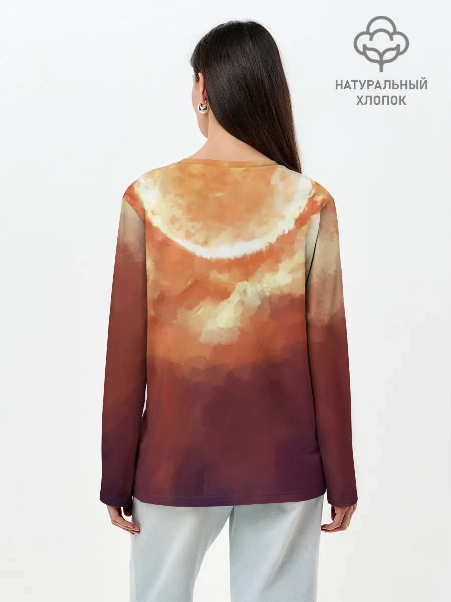 Лонгслив женский. Хлопок / Freia