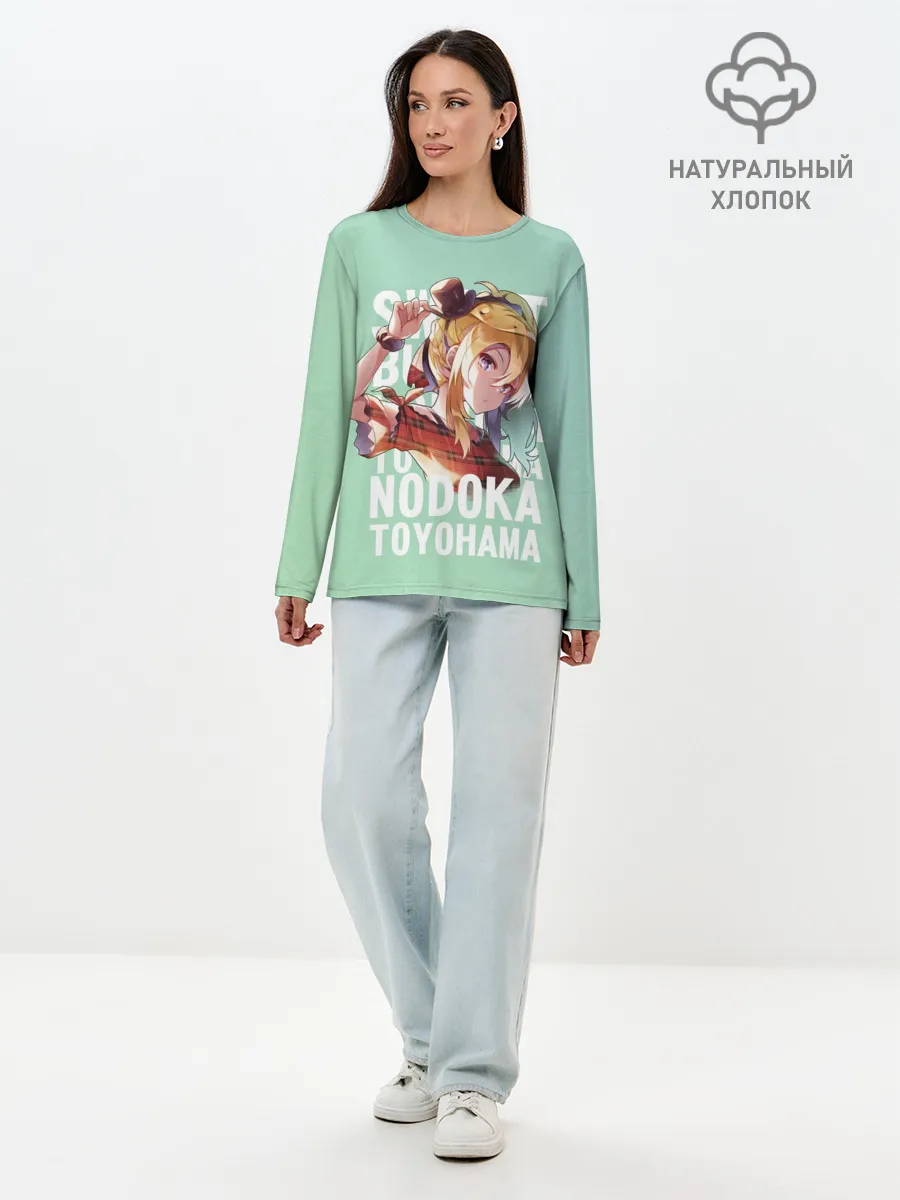 Лонгслив женский. Хлопок / Bunny and Mai