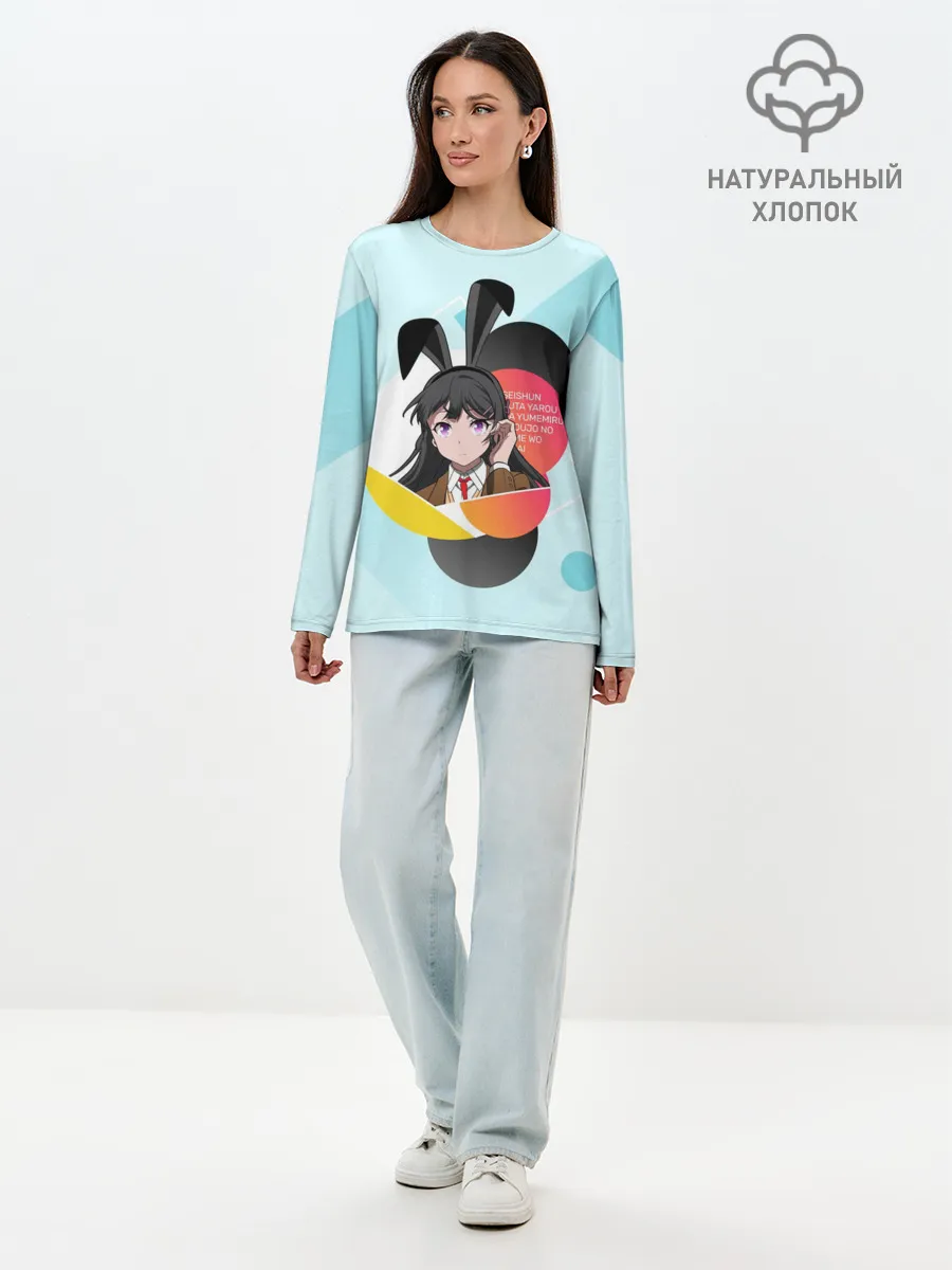 Лонгслив женский. Хлопок / Mai