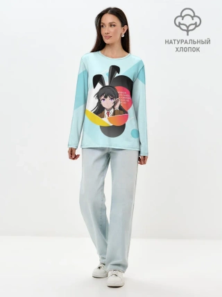 Лонгслив женский. Хлопок / Mai