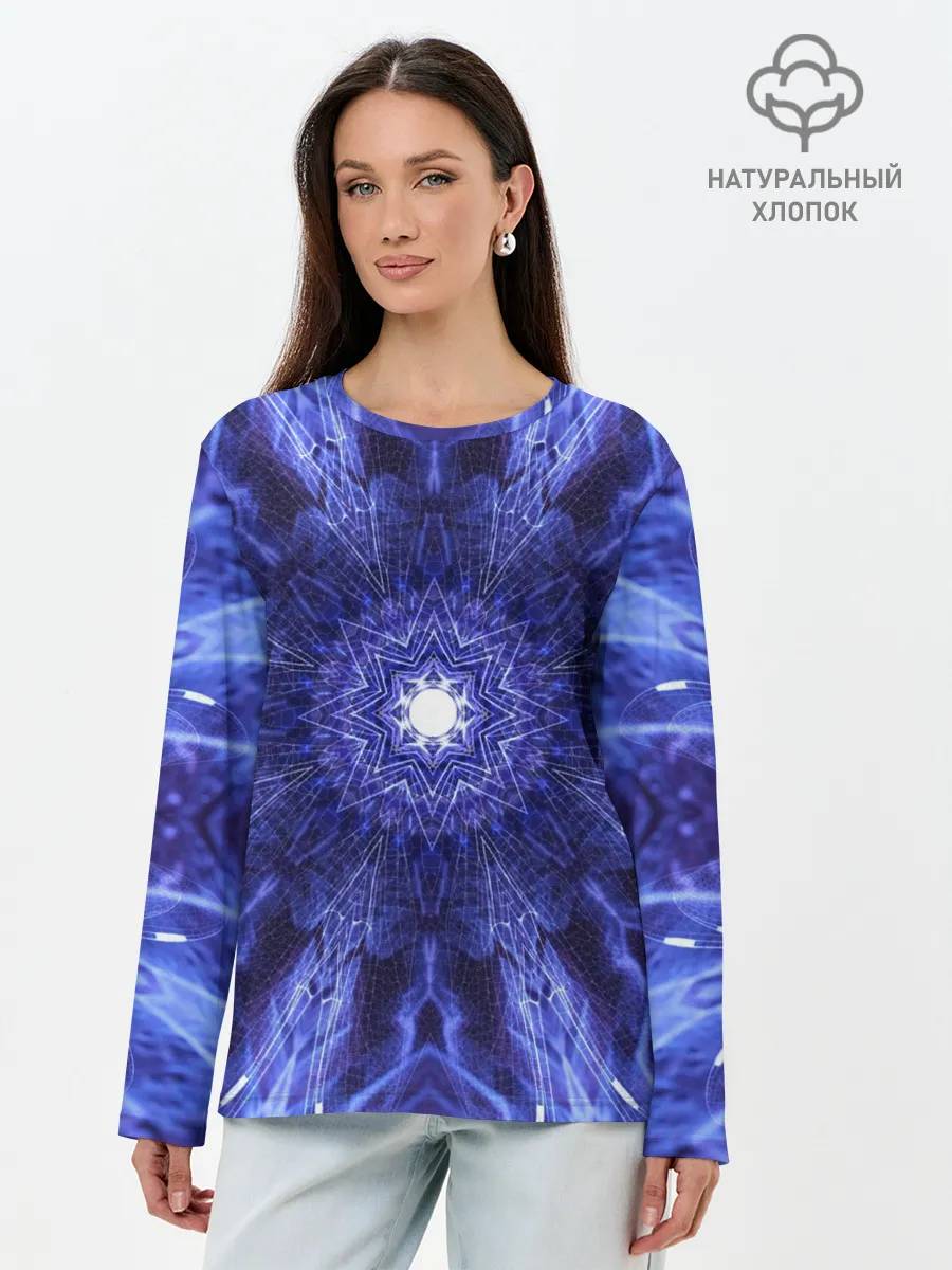 Лонгслив женский. Хлопок / Древнее искусство