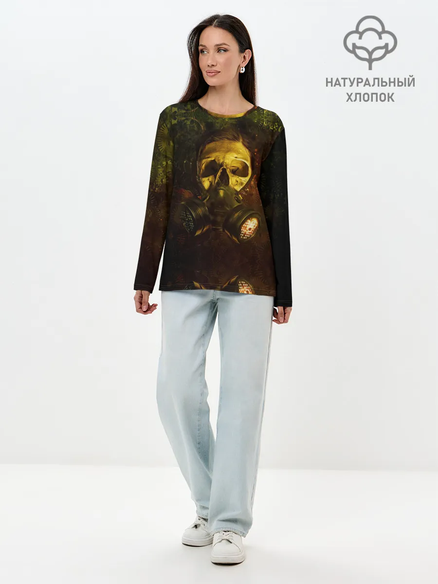 Лонгслив женский. Хлопок / Сталкер | Метро