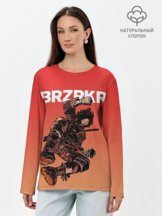 Лонгслив женский. Хлопок / BRZRKR