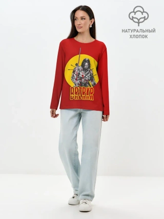 Лонгслив женский. Хлопок / BRZRKR