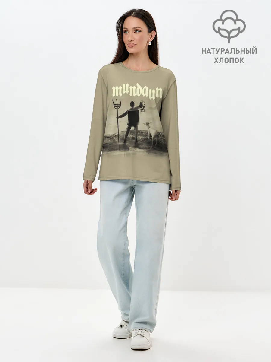 Лонгслив женский. Хлопок / Mundaun