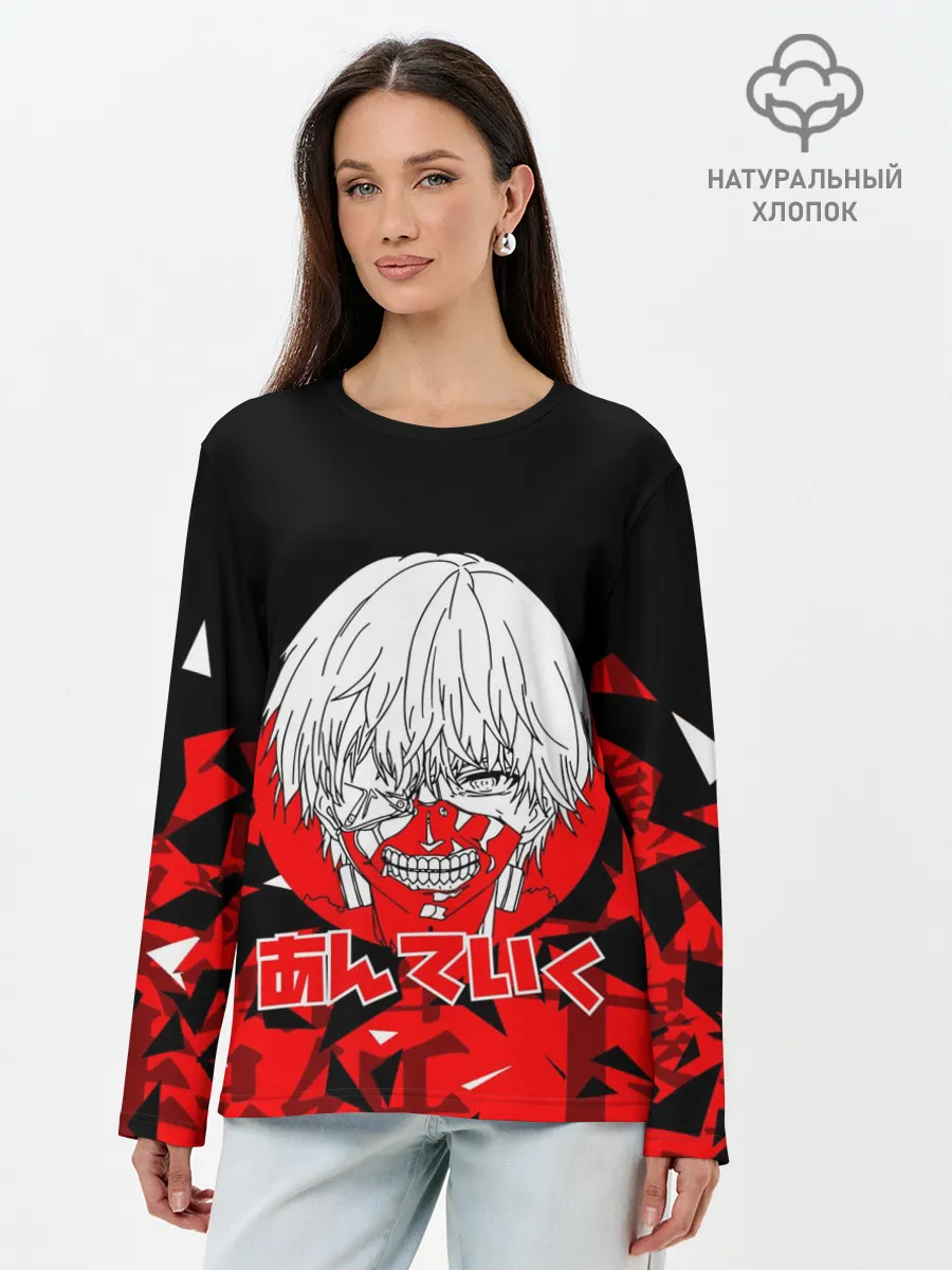 Лонгслив женский. Хлопок / ТОКИЙСКИЙ ГУЛЬ