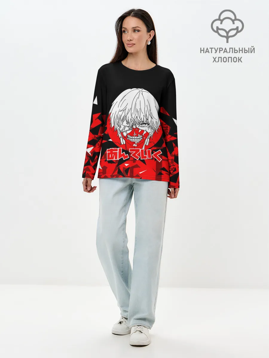 Лонгслив женский. Хлопок / ТОКИЙСКИЙ ГУЛЬ