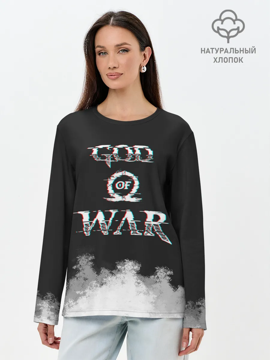 Лонгслив женский. Хлопок / God of War