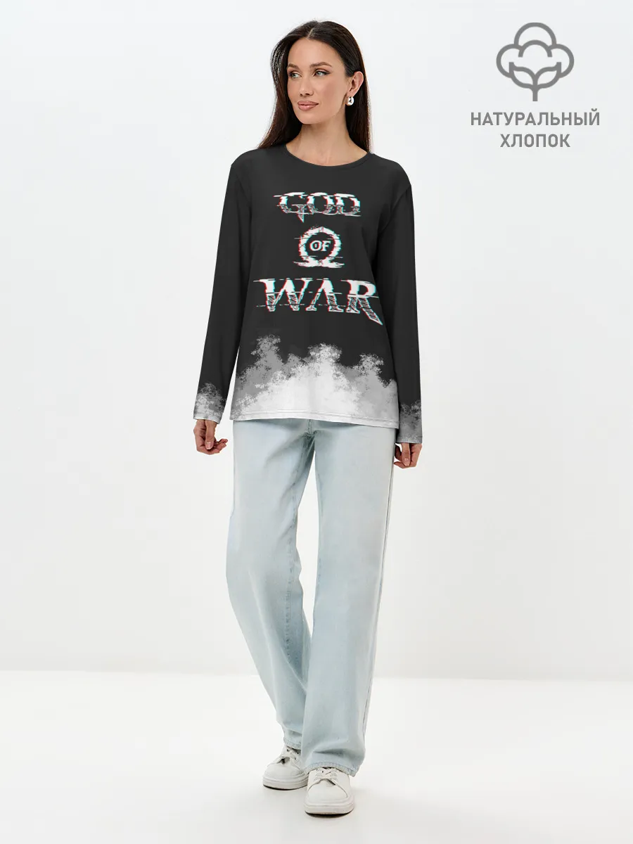 Лонгслив женский. Хлопок / God of War