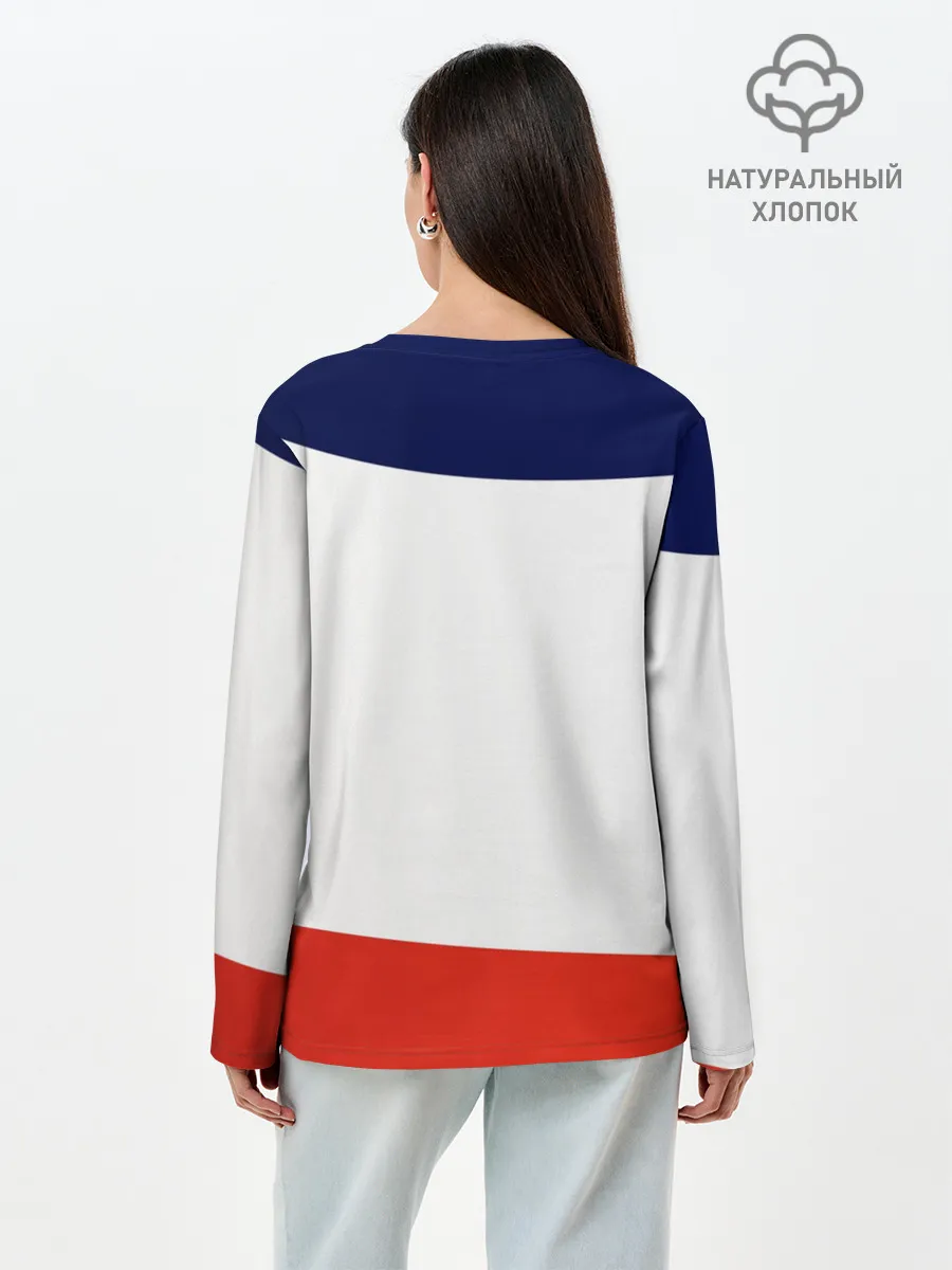 Лонгслив женский. Хлопок / 9 мая