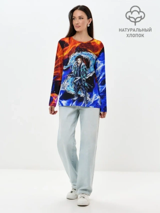 Лонгслив женский. Хлопок / ТАНДЖИРО