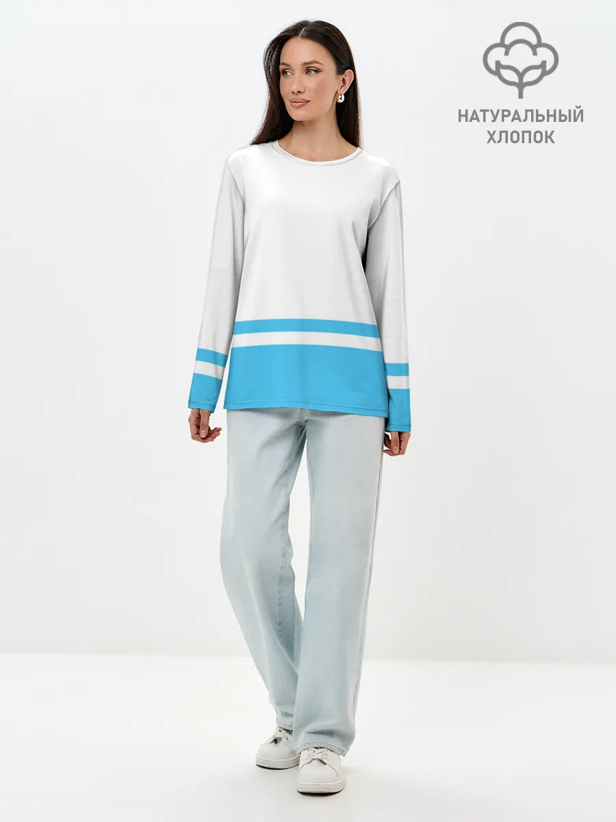 Лонгслив женский. Хлопок / Республика Алтай