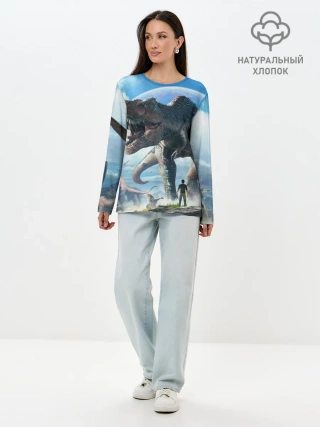 Лонгслив женский. Хлопок / Ark Survival Evolved
