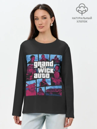 Лонгслив женский. Хлопок / Grand Wick Auto