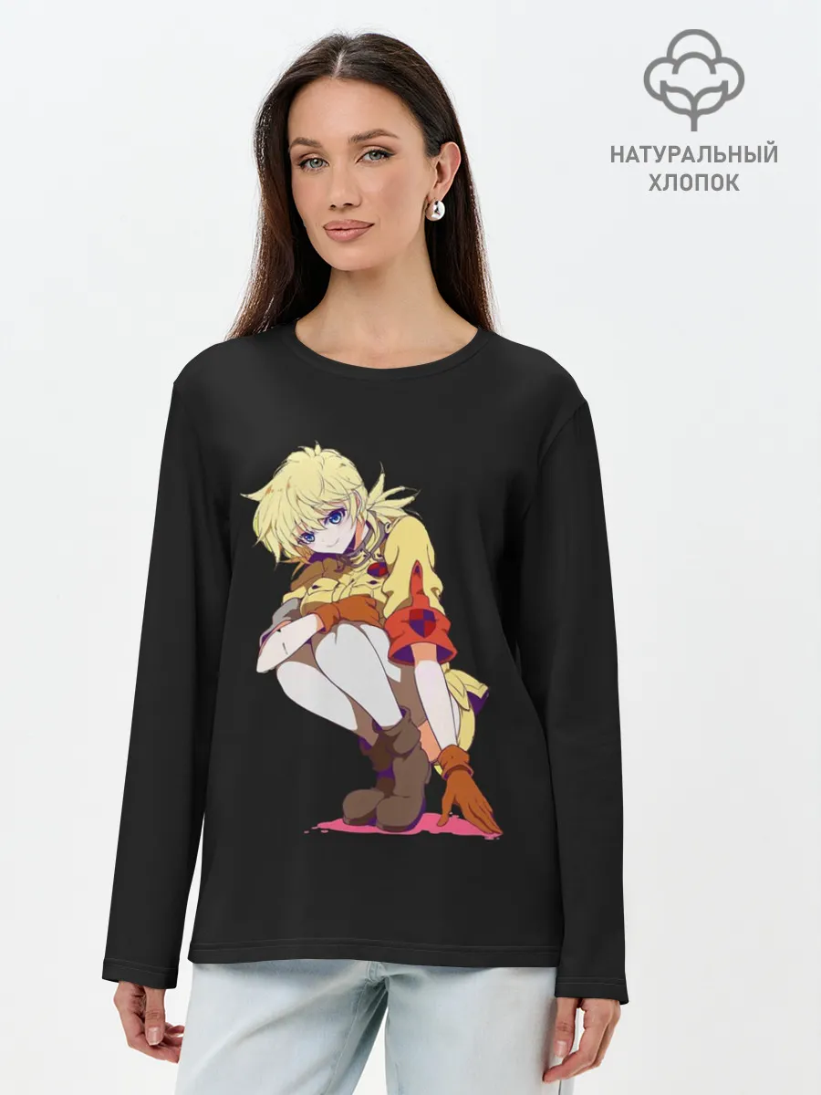 Лонгслив женский. Хлопок / Victoria Seras