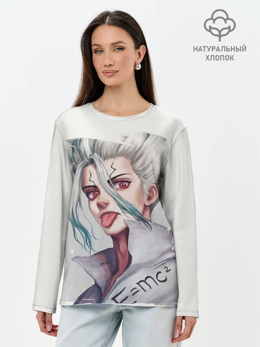 Лонгслив женский. Хлопок / Исигами Сэнку
