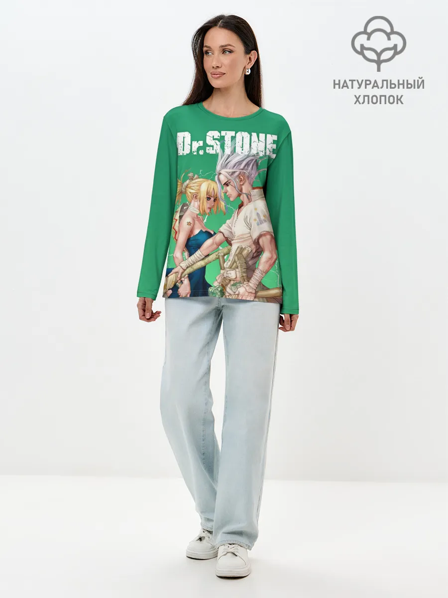 Лонгслив женский. Хлопок / Dr. Stone