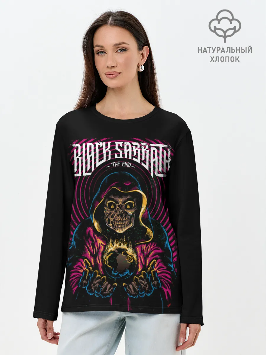 Лонгслив женский. Хлопок / BLACK SABBATH