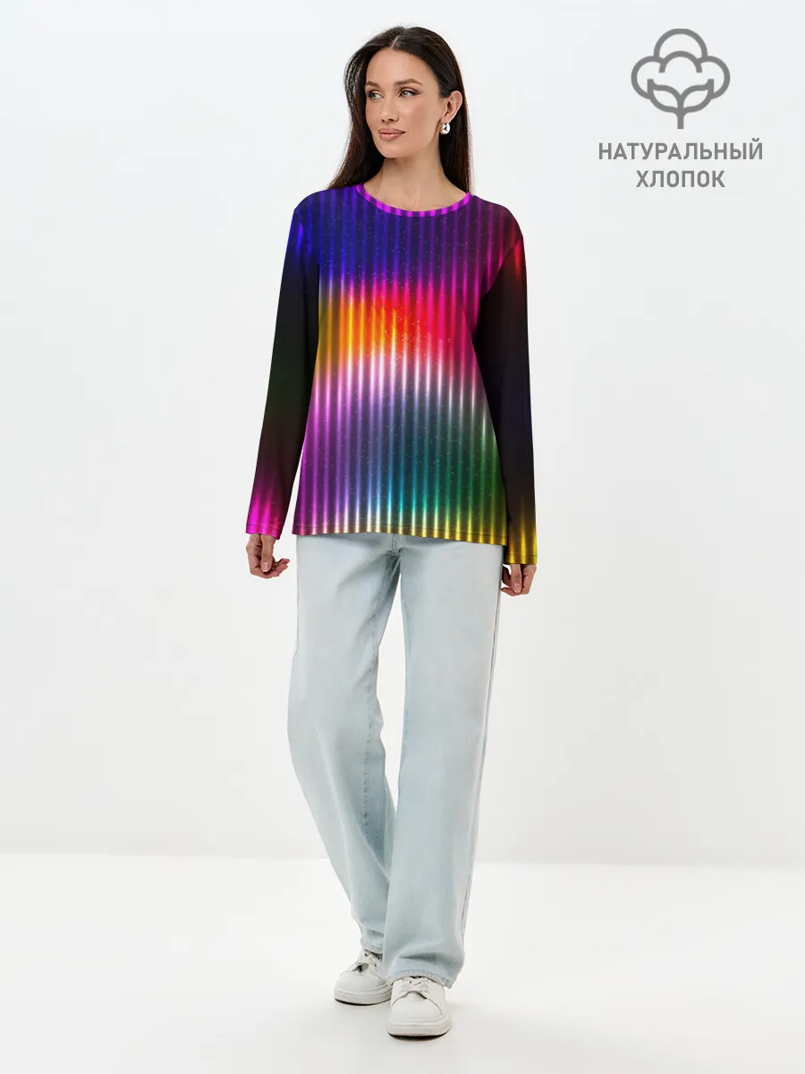 Лонгслив женский. Хлопок / SPECTR