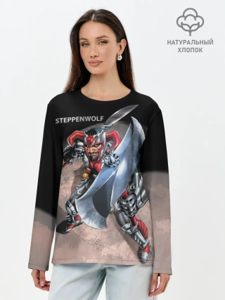 Лонгслив женский. Хлопок / Степпенвулф из комиксов