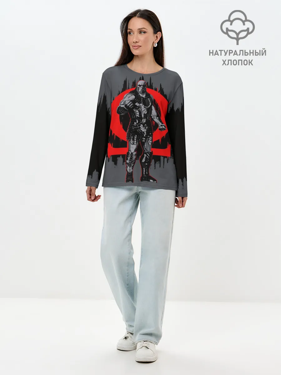 Лонгслив женский. Хлопок / Дарксайд