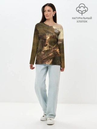 Лонгслив женский. Хлопок / Steppenwolf | Степной Волк