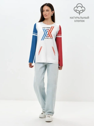 Лонгслив женский. Хлопок / Darling in the Franxx