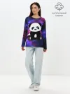 Лонгслив женский. Хлопок / Space Panda
