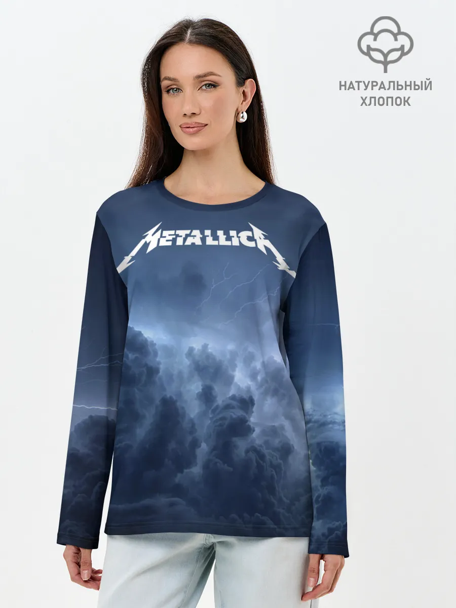 Лонгслив женский. Хлопок / METALLICA | МЕТАЛЛИКА