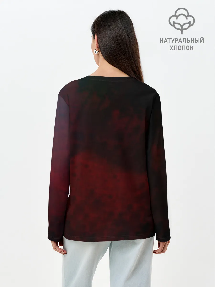 Лонгслив женский. Хлопок / Магическая битва