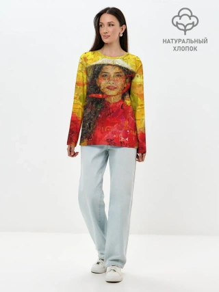 Лонгслив женский. Хлопок / Вьетнам