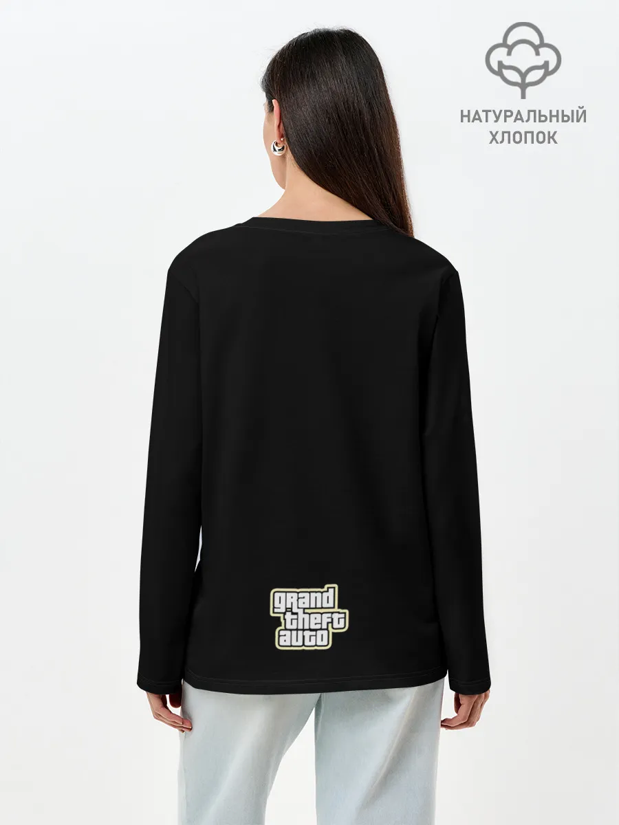 Лонгслив женский. Хлопок / Каталина | ГТА 3